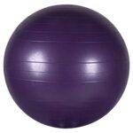 FITBALL ANTIBURST 65CM - ljubičasta pilates lopta
