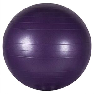 FITBALL ANTIBURST 65CM - ljubičasta pilates lopta