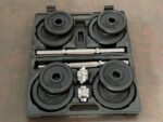 SET JEDNORUČNIH UTEGA 2x10KG U PVC KOFERU - Slika 3
