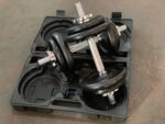 SET JEDNORUČNIH UTEGA 2x10KG U PVC KOFERU - Slika 2