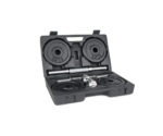SET JEDNORUČNIH UTEGA 2x10KG U PVC KOFERU