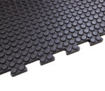 17mm, GUMENA PODNA OBLOGA, PUZLA 1X1met, CRNA - Slika 2