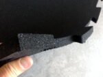 10mm, GUMENA PODNA OBLOGA,  50X50cm, PUZLA, SBR CRNA - Slika 7