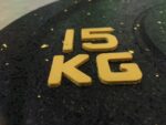 HI-TEMP 15 KG BUMPER PLATE - color točkice - Slika 10