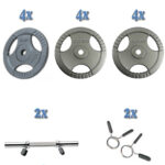 SET JEDNORUČNIH UTEGA 2 X 20KG - Slika 4