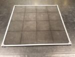 30mm, GUMENA KVADRATNA PLOČA 50X50cm, CRNA - Slika 4