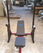 KOMPLET SQUAT/DIP ADJUSTABLE RACK I PODESIVA KLUPA RED LINE - Slika 2