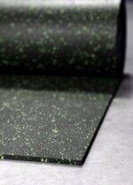 5mm, GUMENA PODNA OBLOGA U ROLI 1mX10m, 10% zeleni EPDM