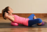 PILATES SOFT BALL 26CM - roza - Slika 6