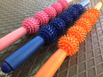 MASAŽNI 4BALL STICK 52,5 cm PLAVI SPIKEY - Slika 5
