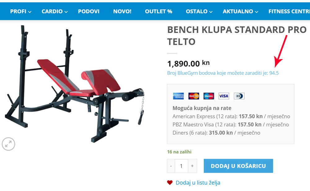 blue gym bodovi