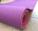 YOGA MAT - DVOBOJNA STRUNJAČA ZA JOGU TPE (Pink/Purple) - Slika 2