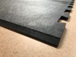 10mm, GUMENA PODNA OBLOGA, PUZLA 61x61 cm, CRNA - Slika 3