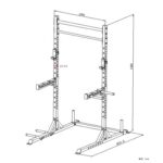 CROSSFIT SQUAT STAND - samostojeći kavez za trening - Slika 3