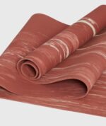 YogaSearcher Rubber Yoga Mat – 5mm – strunjača za jogu – Terracotta (crvena) - Slika 4
