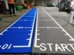 UMJETNA TRAVA SIVA - SPRINT TRACK GRAY 1.0*10.2met - Slika 2