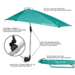 Sport-Brella Versa Brella – prenosivi suncobran UPF 50+ - Slika 7