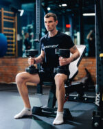 Podesiva bučica MOTIOX 2 - 24 kg - Adjustable Dumbbell - CRNA - Slika 9