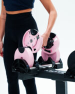 Adjustable dumbbell Power Pink twist and click