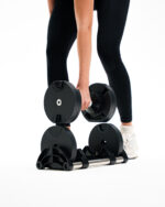 Podesiva bučica MOTIOX 2 - 16 kg - Adjustable Dumbbell - CRNA - Slika 4