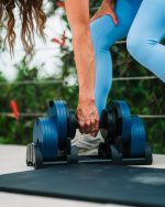Podesiva bučica MOTIOX PRO 2-32 kg - Adjustable Dumbbell - PLAVA - Slika 3