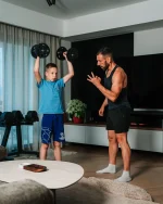 Podesiva bučica MOTIOX PRO 2-32 kg - Adjustable Dumbbell - CRNA - Slika 9